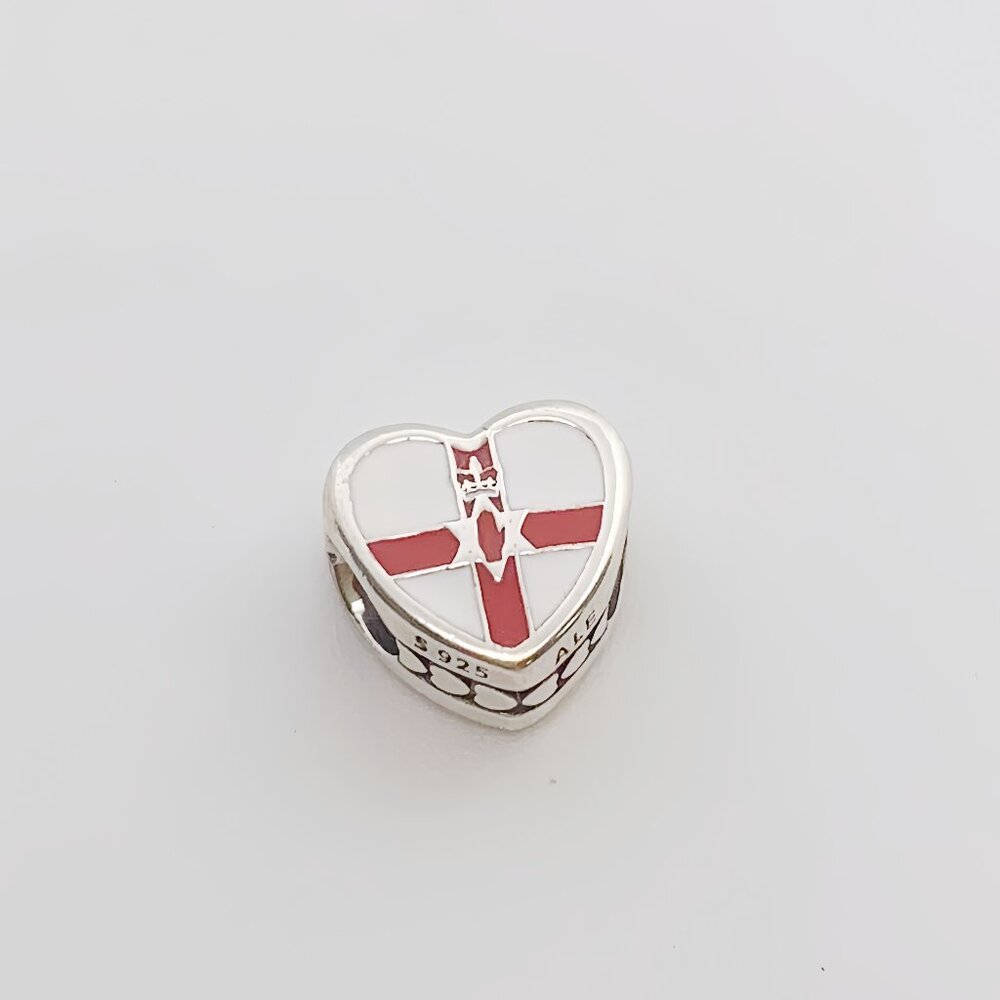Pandora Northern Ireland Flag Heart Charm